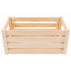 Ekologiczna drewniana skrzynka sosnowa 29,5 x 69 x 23,5 cm Uniwersalna Dekoracja