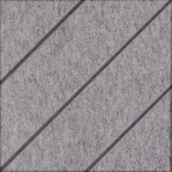 Płytka filcowa akustyczna kwadrat szara wzór frezowany 40x40cm 2szt