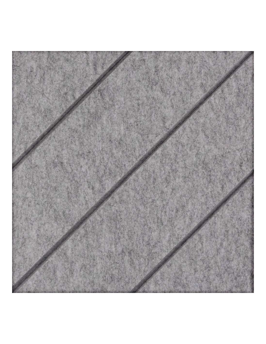Płytka filcowa akustyczna kwadrat szara wzór frezowany 40x40cm 2szt