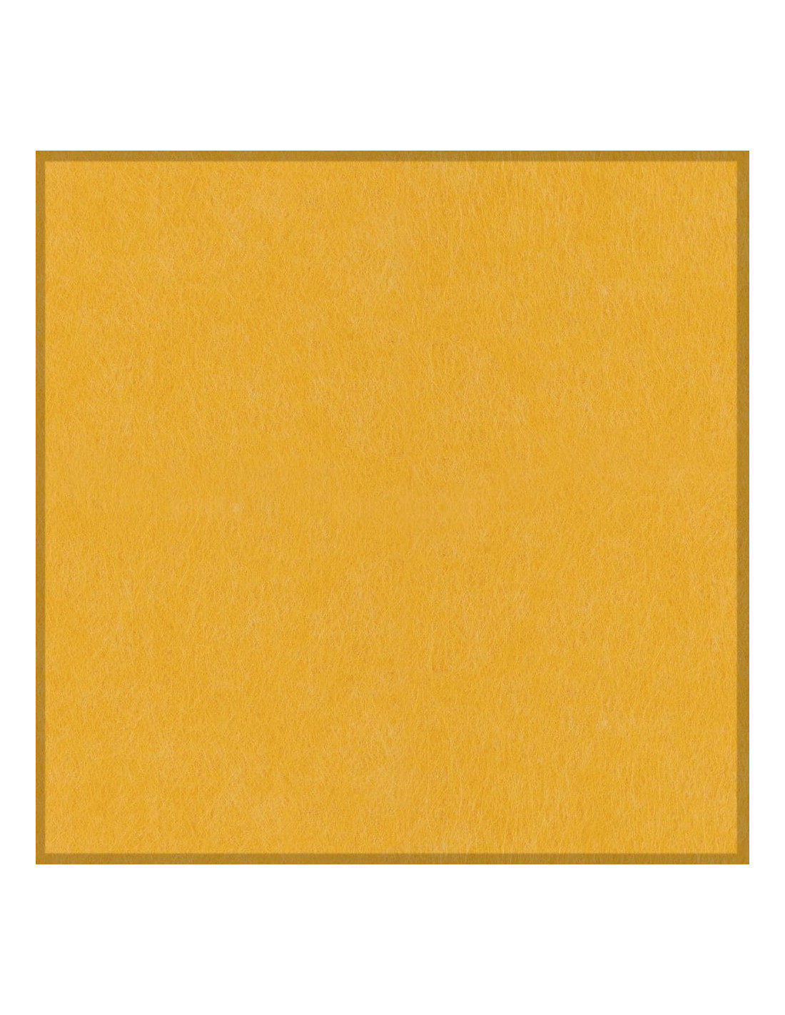 Płytka filcowa akustyczna kwadrat żółta wzór gładki 40x40cm 2szt